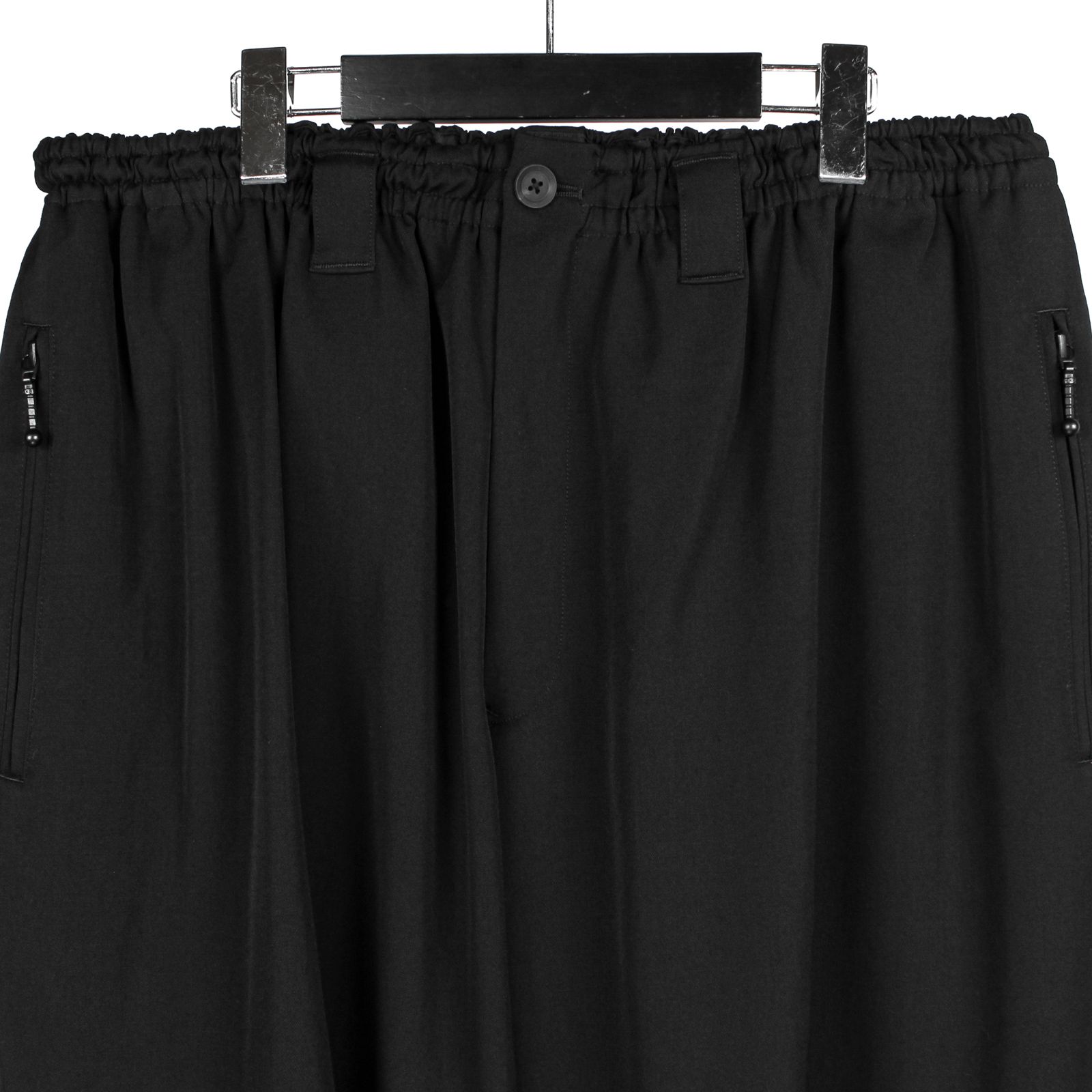 pour homme | ボールファスナーP (メンズ) / シワギャバ / ブラック / HM-P03-100