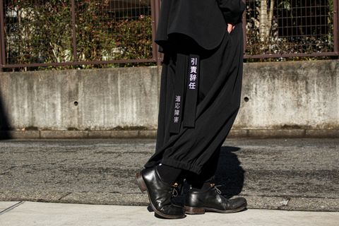 Yohji Yamamoto [ネクタイをオフの日も取り入れて]