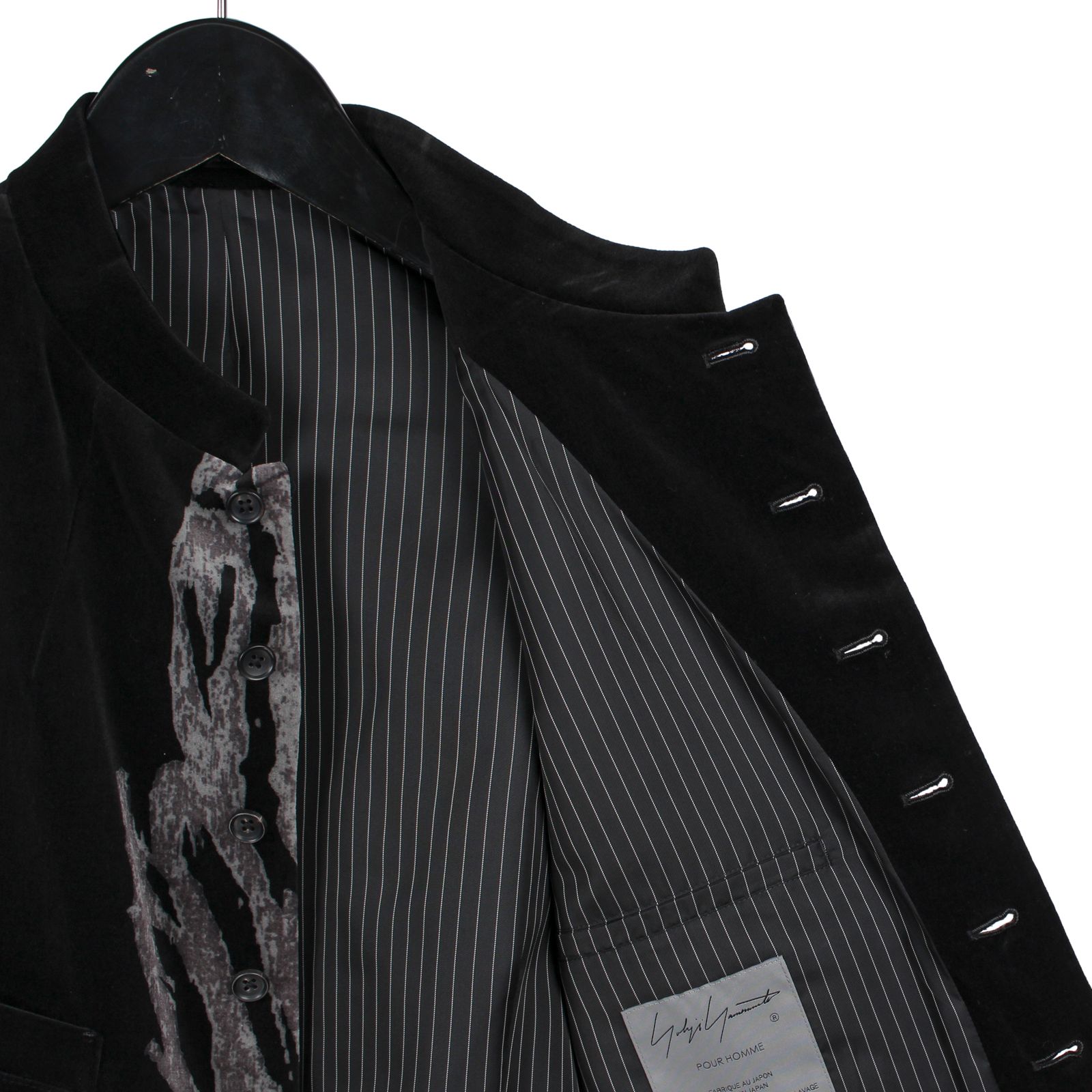 pour homme W-F・C豹柄入れV / HE-V15-061