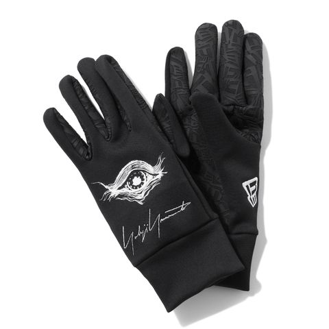 pour homme × NEW ERA FLEECE WARMER GLOVE YY EYE PRINT / HX-W33-662