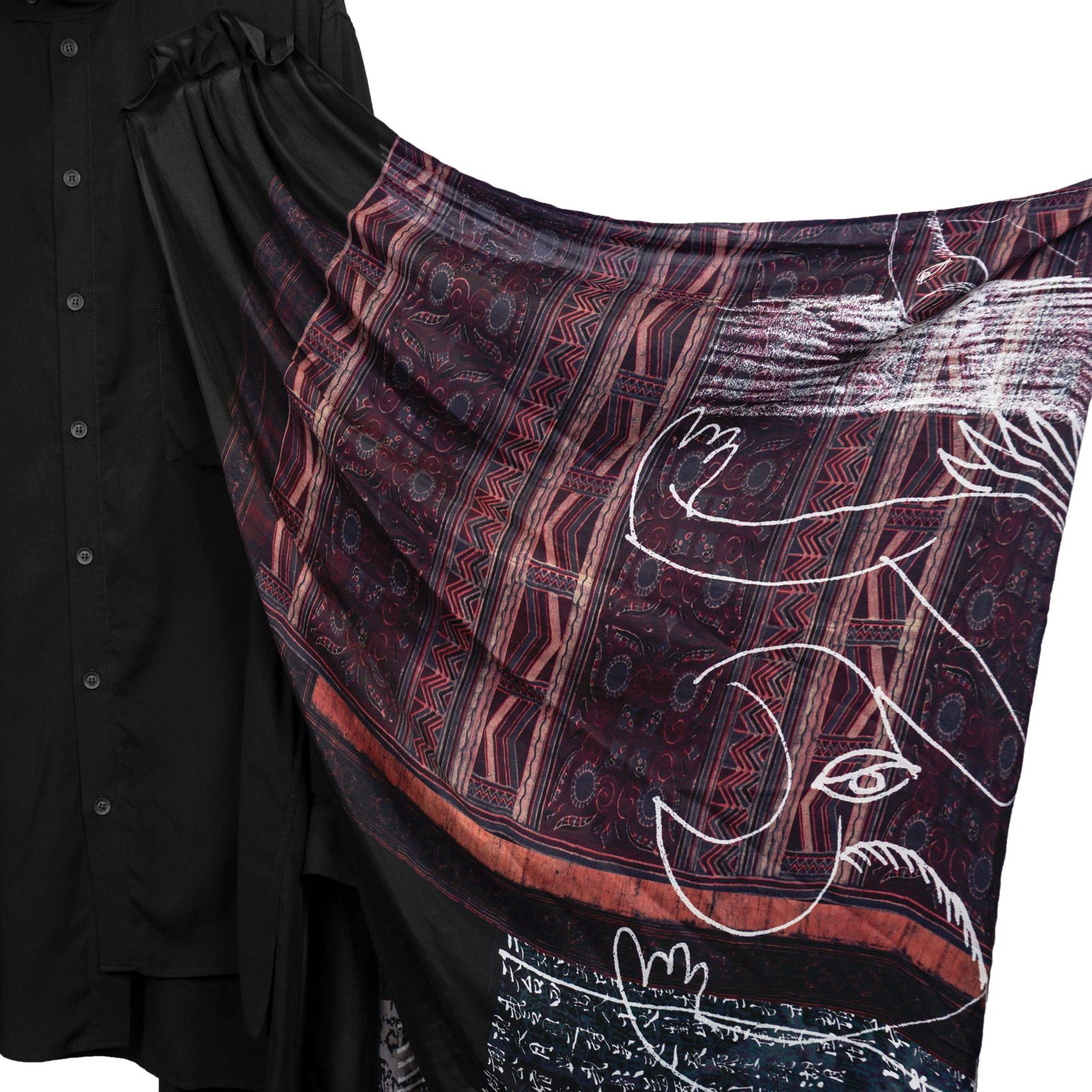 Yohji Yamamoto [HR-B71-879 / スタンドドレープB柄]