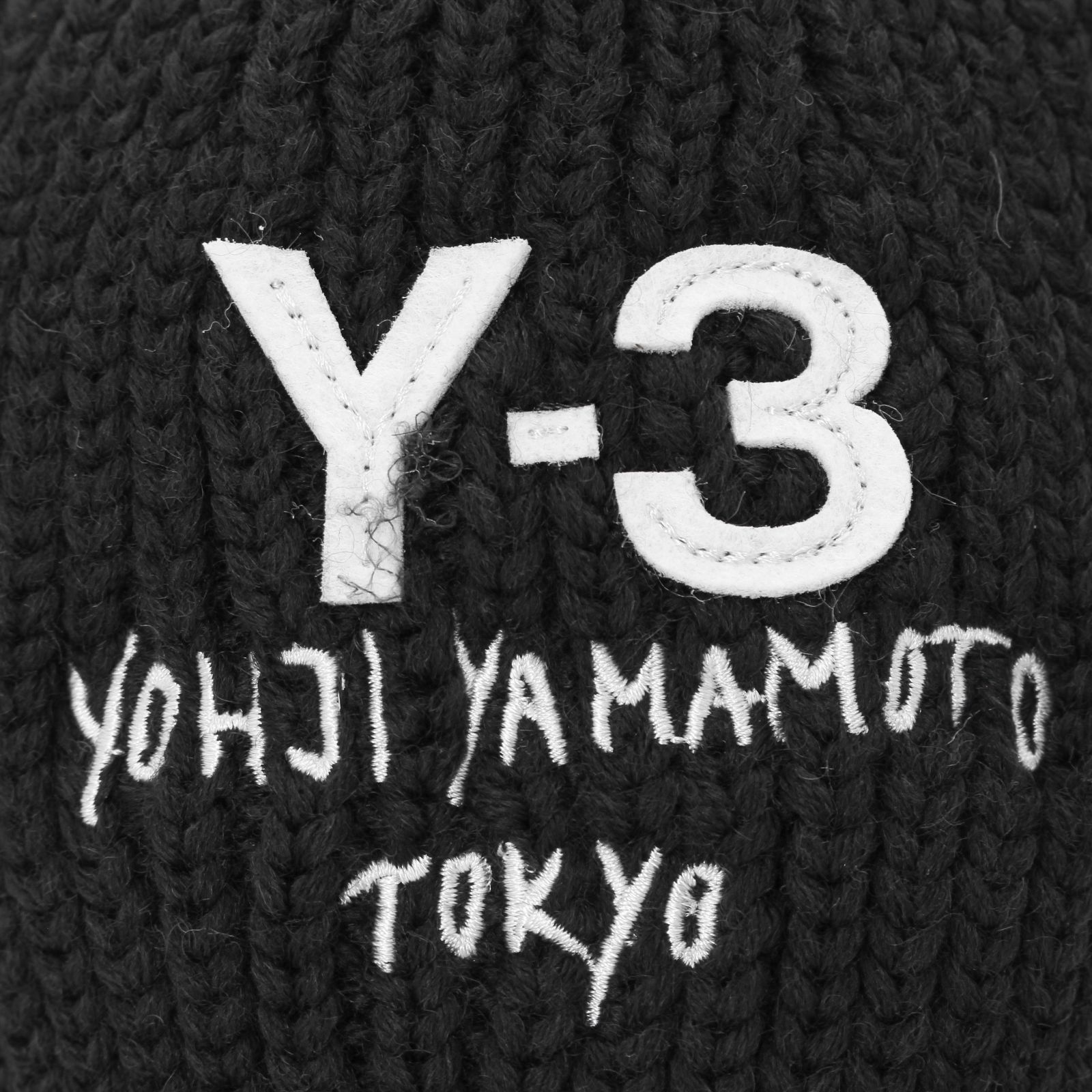 Y-3 | U Y-3 CHUNKY KNIT BEANIE  / ニットキャップ (ユニセックス) / ブラック / JX8308-ACCA25