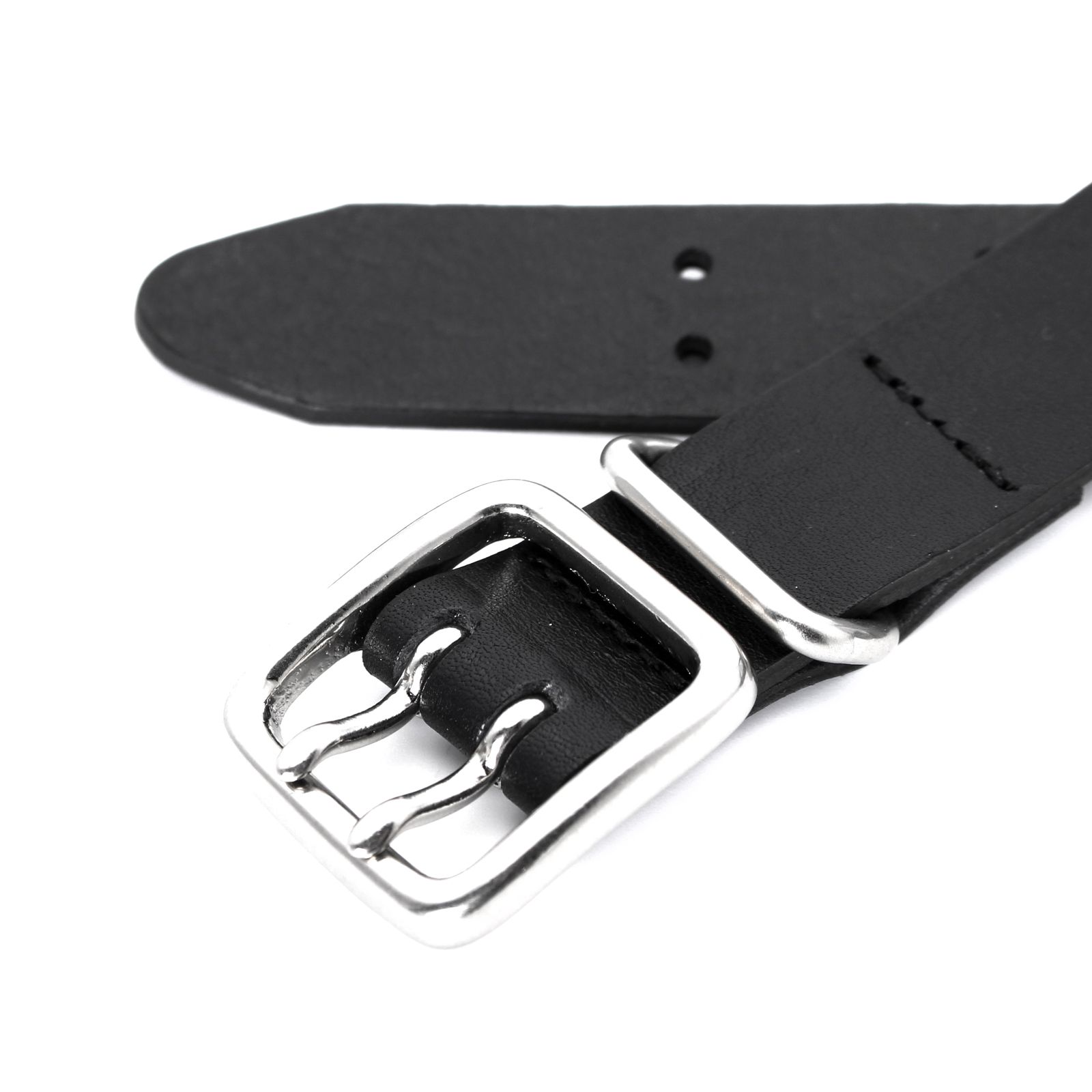 Ground Y | COW LEATHER LONG BELT / レザーベルト (ユニセックス) / ブラック / GK-F01-752