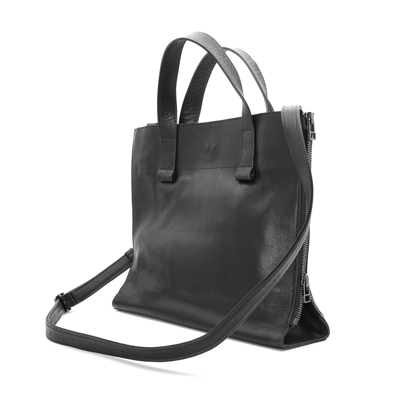 discord | yohji yamamoto / Zipper shoulder (ユニセックス) / ブラック / DA-I80-796