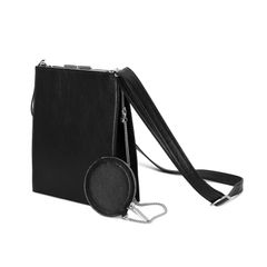 pour homme | 口金サコッシュ (メンズ) / ブラック / 牛革 / HO-A05-760