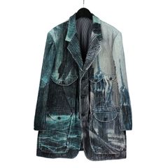 pour homme 柄フラップPK付きJK / HE-J41-820