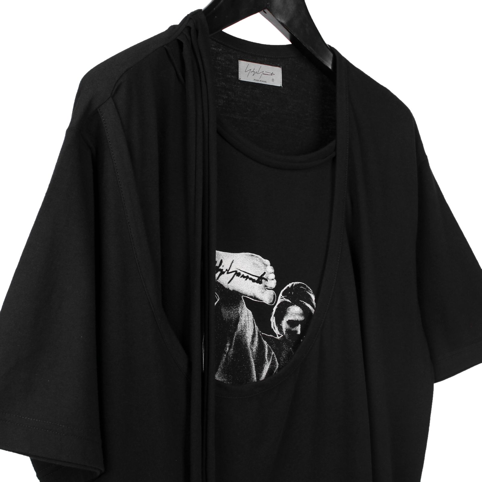 pour homme レイヤード風半袖PT / HX-T44-081