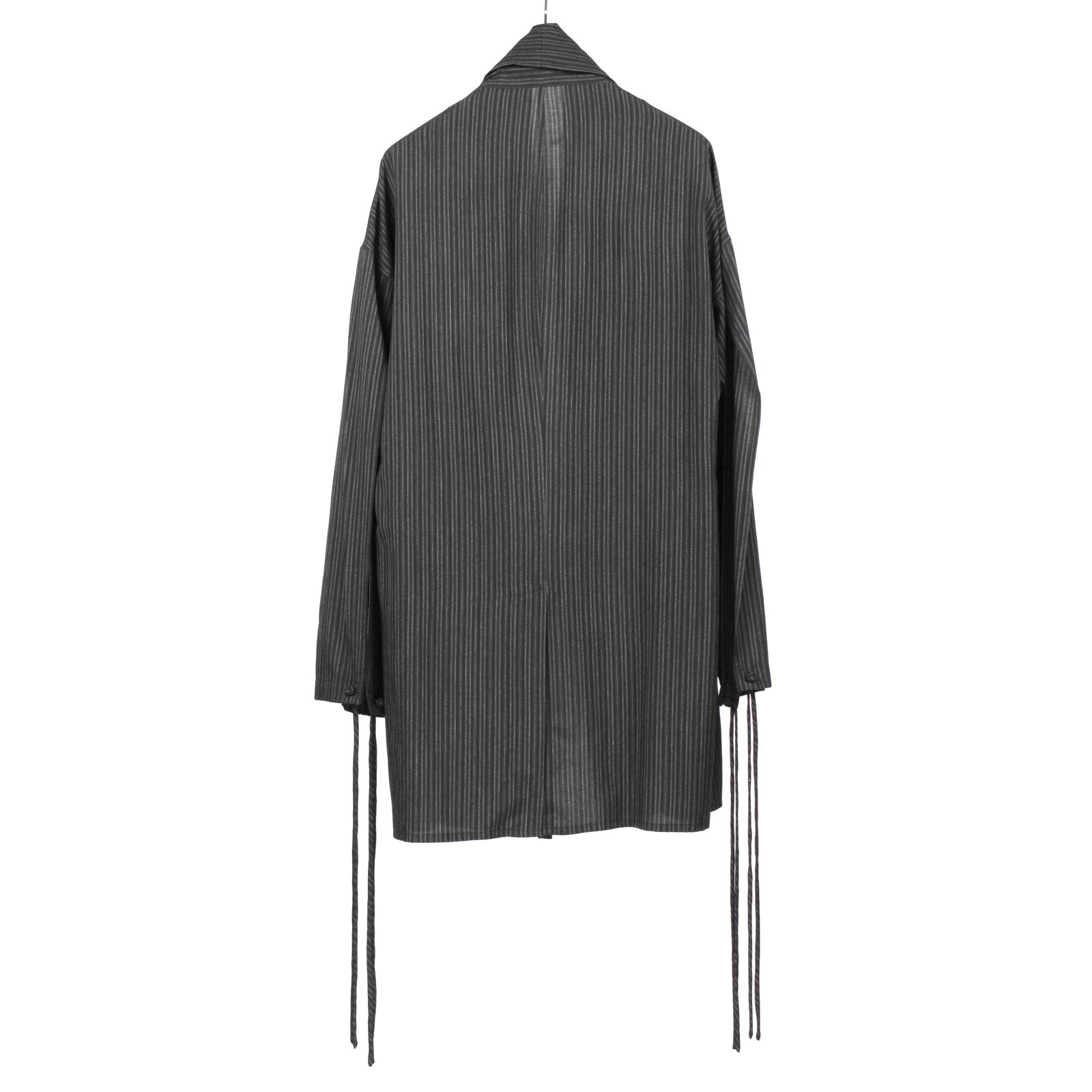 pour homme | 細ストライプJKT (メンズ) / ジャケット / ブラック / HK-J45-227