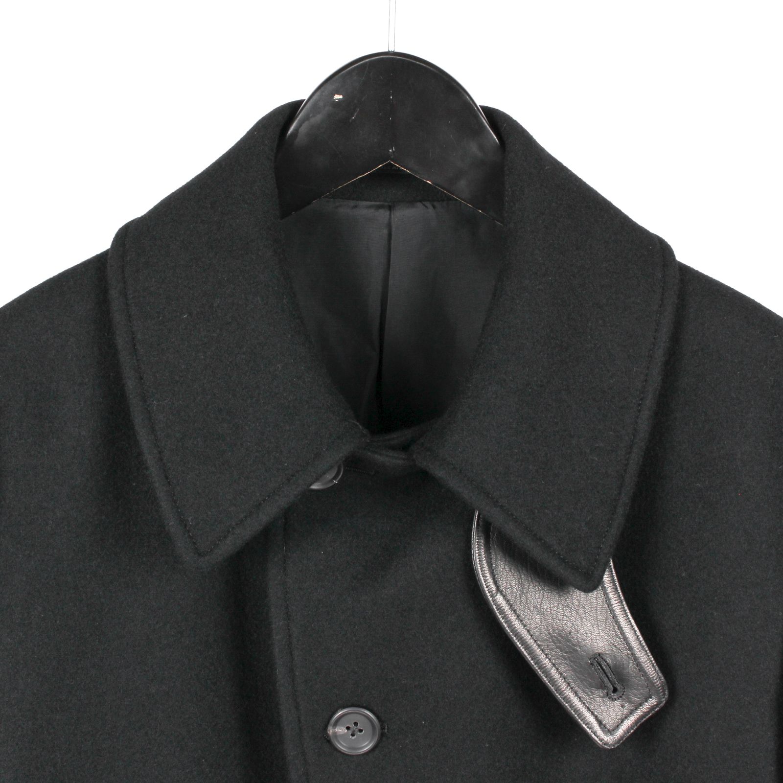pour homme  | ベルト付き軍服風6BJ / ジャケット・コート(メンズ) / フラノ / ブラック / HW-J42-832