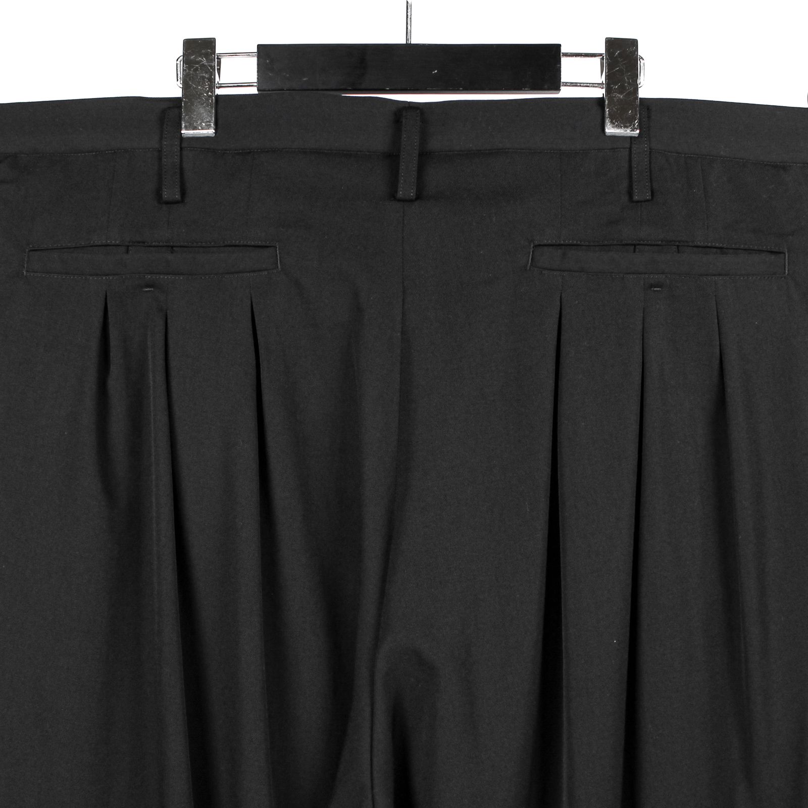 pour homme | 12本タックP (メンズ) / シワギャバ / ブラック / HL-P07-100
