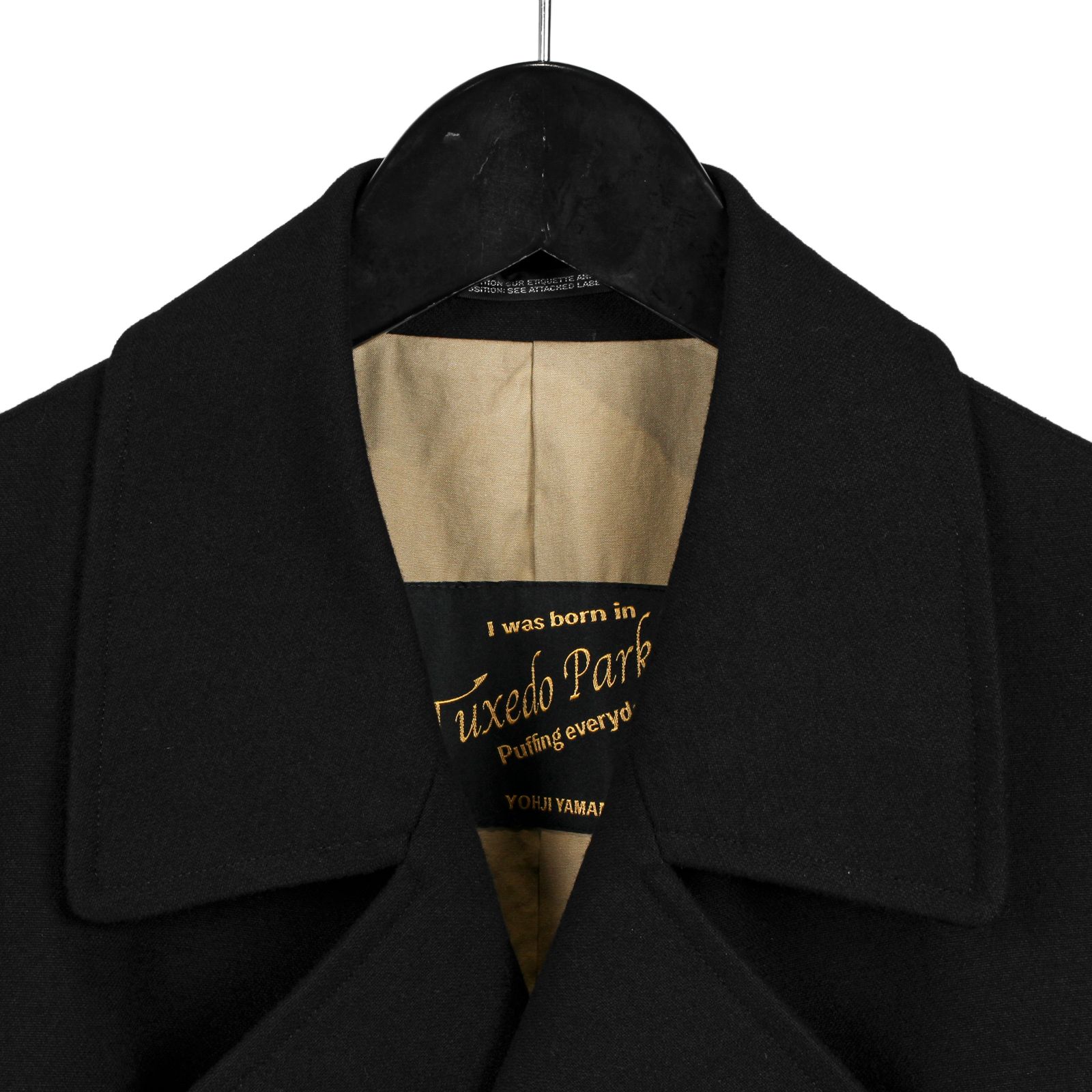 Yohji Yamamoto [HR-C21-809 / ブロックボタンB紐フラシコート]
