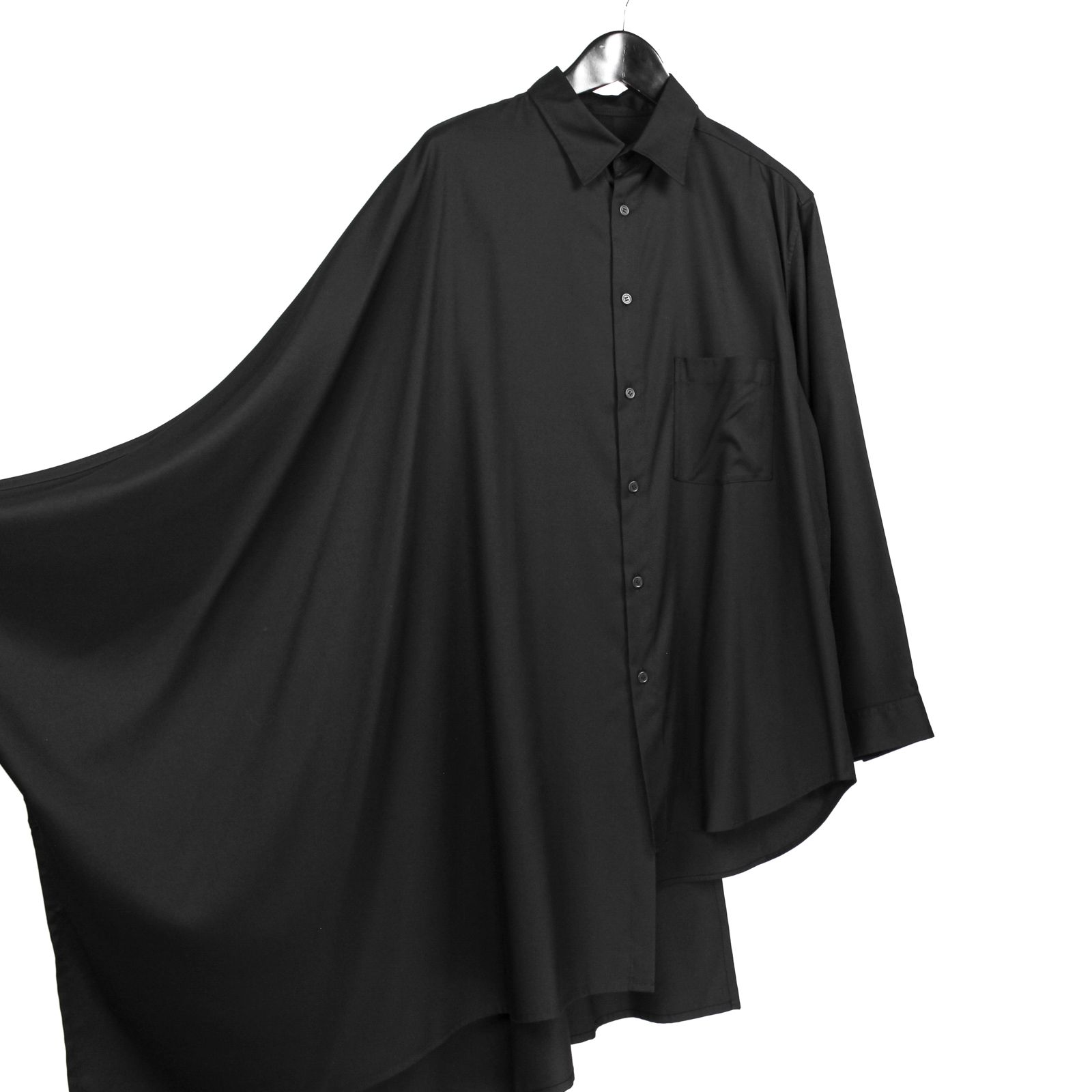 Ground Y | CLOAK SHIRT / シャツ・ブラウス (ユニセックス) / ブラック / GM-B03-209