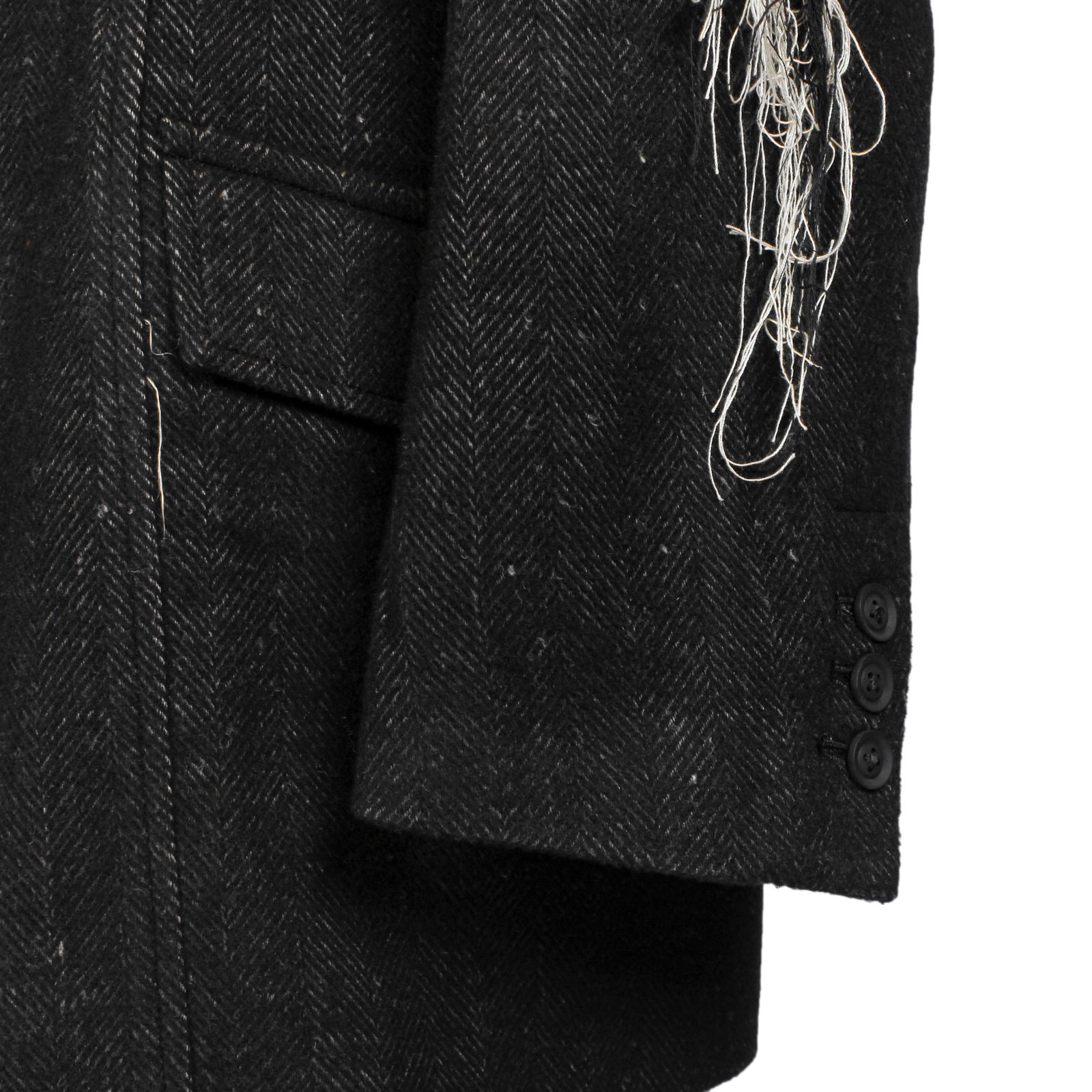 Yohji Yamamoto [HR-J29-806 / タテハギ刺繍入り JKT]