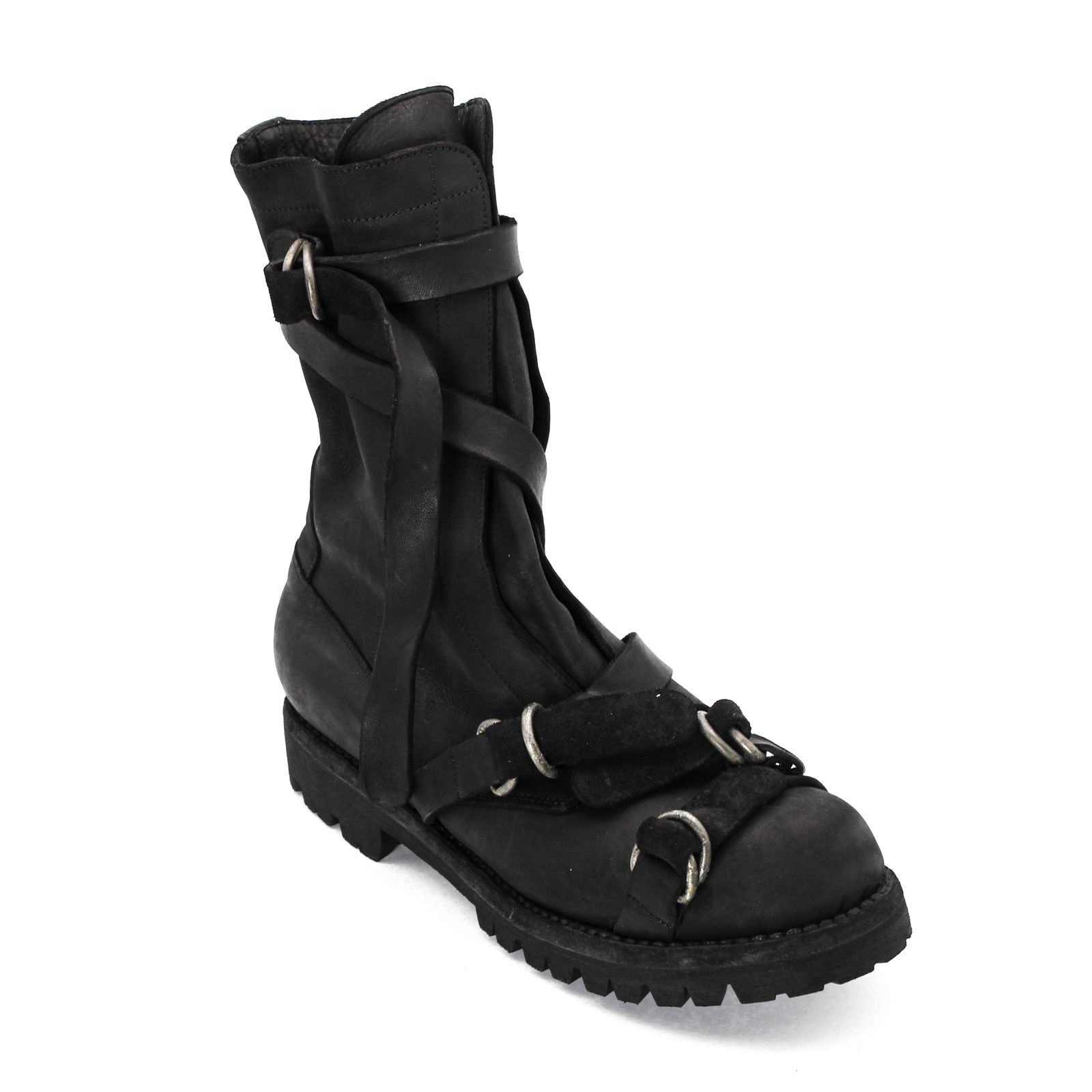 pour homme | × GUIDI MILITARY BOOTS / ブーツ (メンズ) / ブラック / HO-E24-770