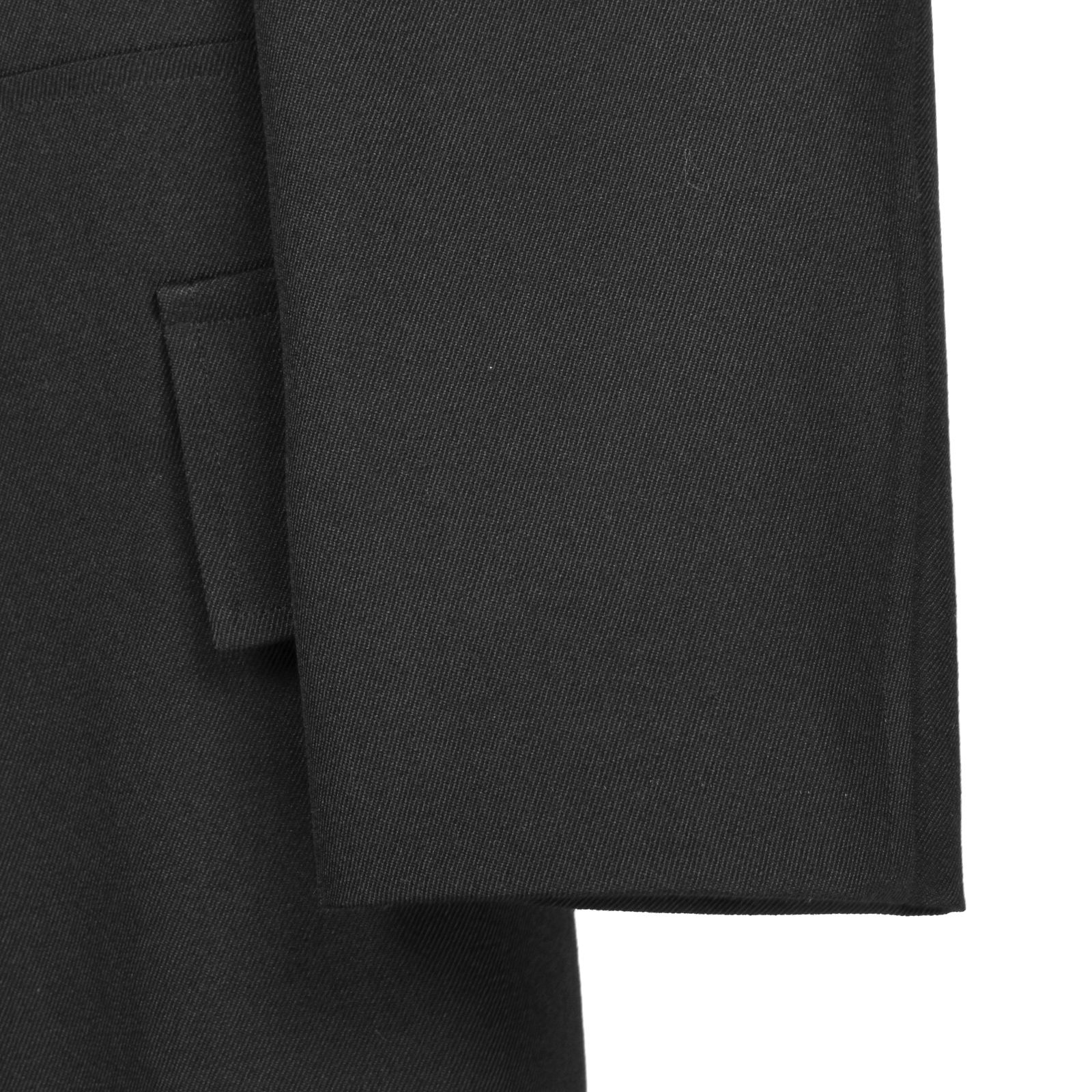 pour homme | ナポレオンJKT / アーミーギャバ ロングジャケット・コート (メンズ) / ブラック / HW-J06-101