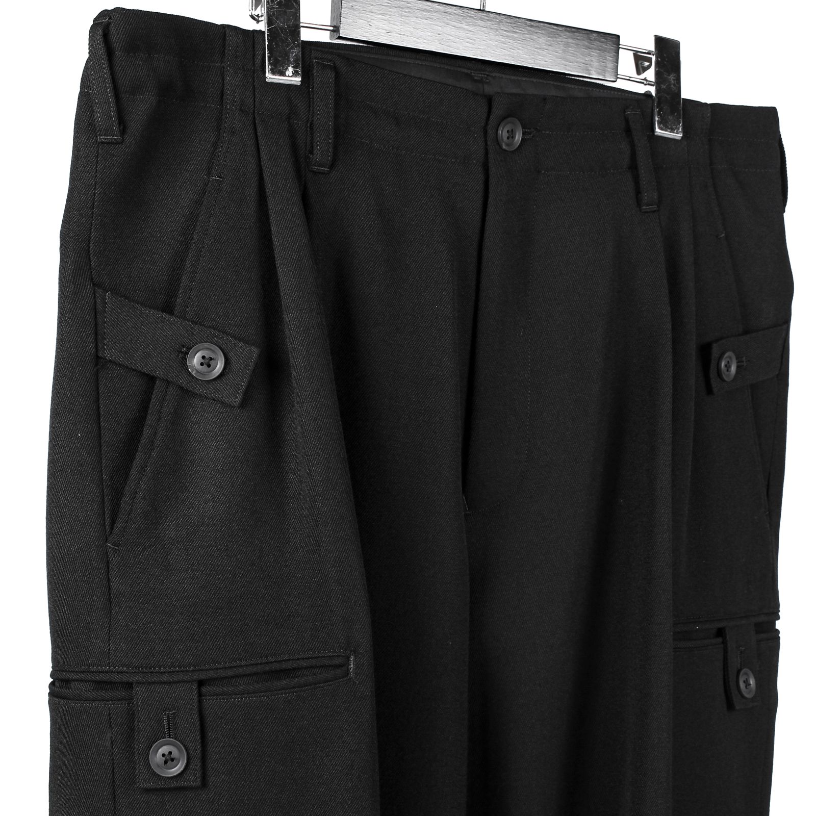 yohji yamamoto - pour homme 両玉タブ付きP / HX-P70-101