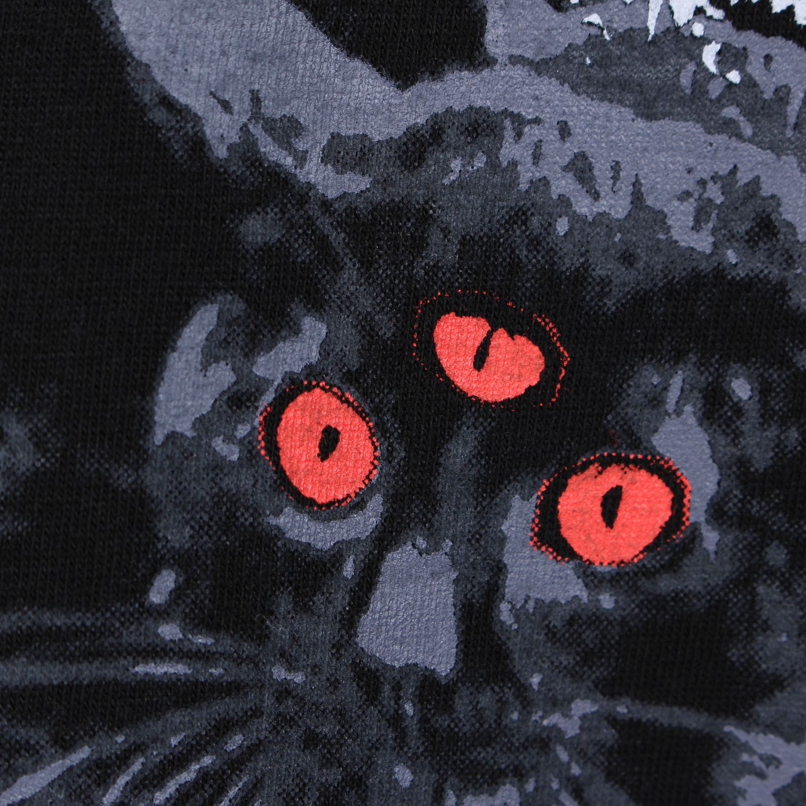 Ground Y | CAT GRAPHIC PRINT STANDARD T-SHIRT / 半袖 カットソー (ユニセックス) / ブラック / GO-T54-070