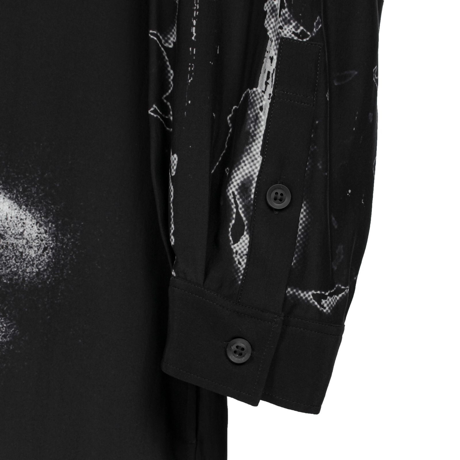 yohji yamamoto - pour homme プリント変形台衿B / HX-B56-829