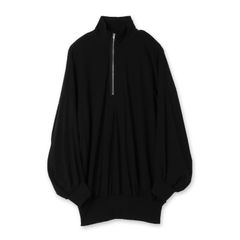 30-cotton jersey Zipper stand collar cut sew / GE-T08-040