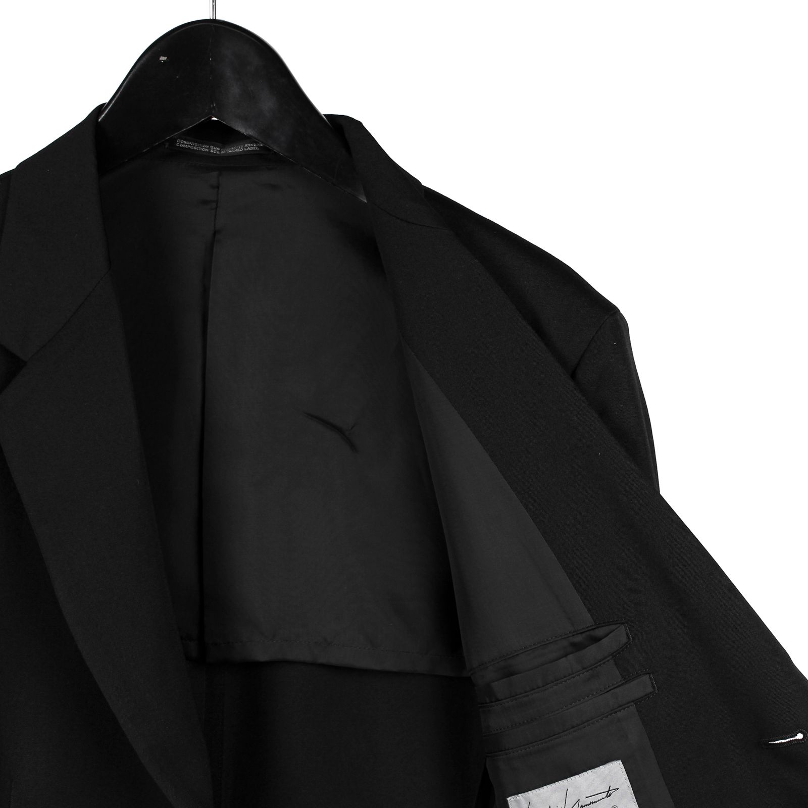 yohji yamamoto - pour homme 後ろプリーツ背抜きJ / HZ-J32-100 ...