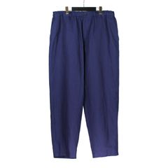 pour homme | ダブルステッチゴムP (メンズ) / コットンリネン / ネイビー / HP-P09-004