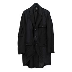 Ground Y | CUBISM PATCHWORK PRODUCT DYED SWITCHING FRONT HEM WIDE CUT JACKET / ジャケット (ユニセックス) / GP-J20-806