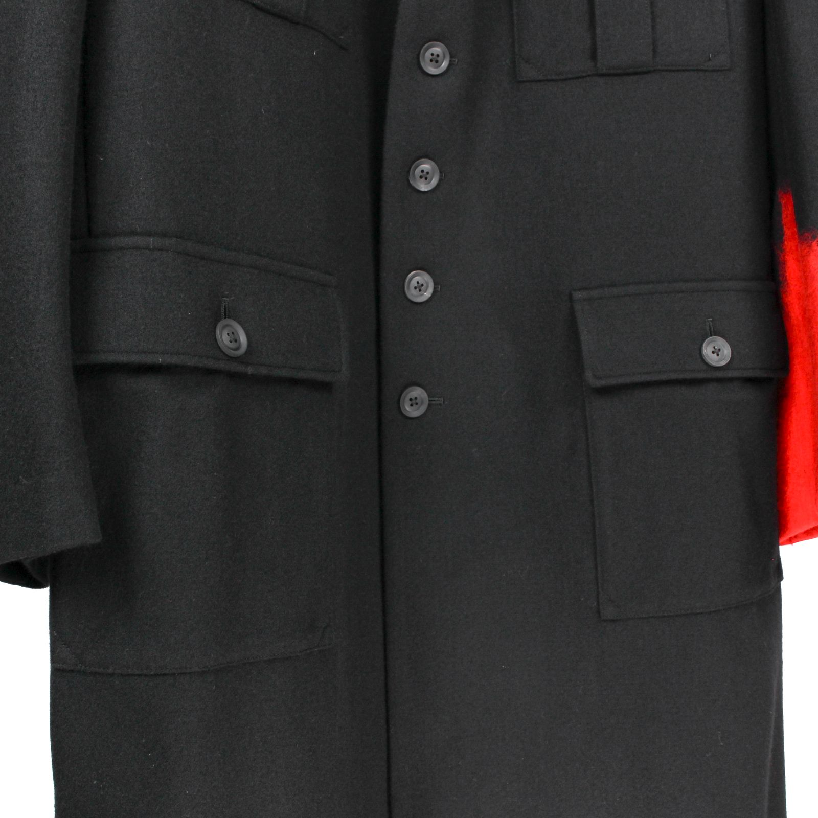 pour homme  | 左袖NPジャケット / ジャケット・コート(メンズ) / フラノ / ブラック×レッド / HW-J21-148