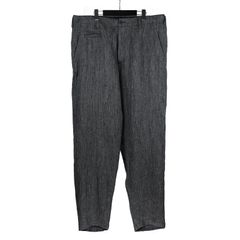 pour homme | コインPK付き細P / リネンツイル パンツ (メンズ) / グレー / HS-P37-302