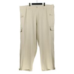 Y's for men | COTTON LINEN VIYELLA WIDE PANTS WITH TAB / ワイドパンツ (メンズ) / ベージュ / MO-P21-012