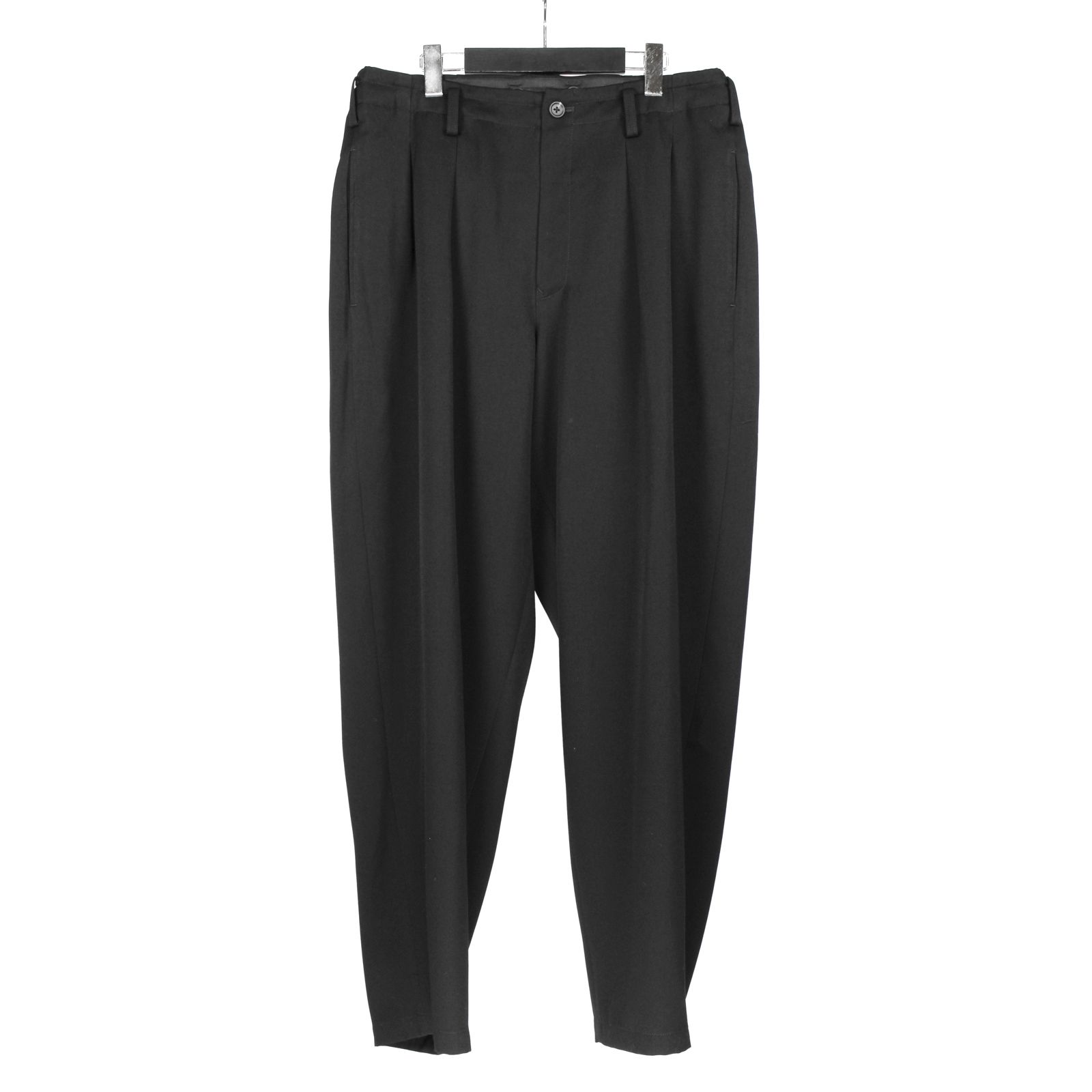 pour homme | 2タック細P  (メンズ) / ウールタキシード / ブラック / HW-P48-154
