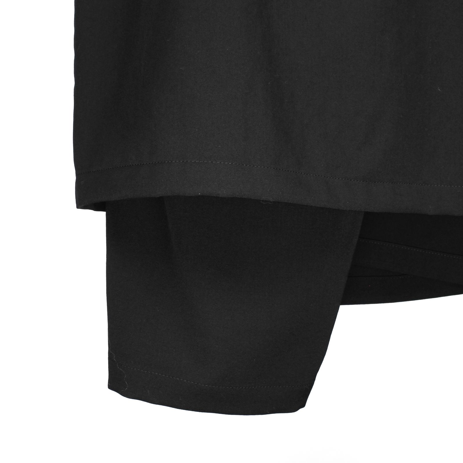 Ground Y | WOOL GABARDINE WRAP PANTS / ラップパンツ (ユニセックス) / ブラック / GA-P06-101