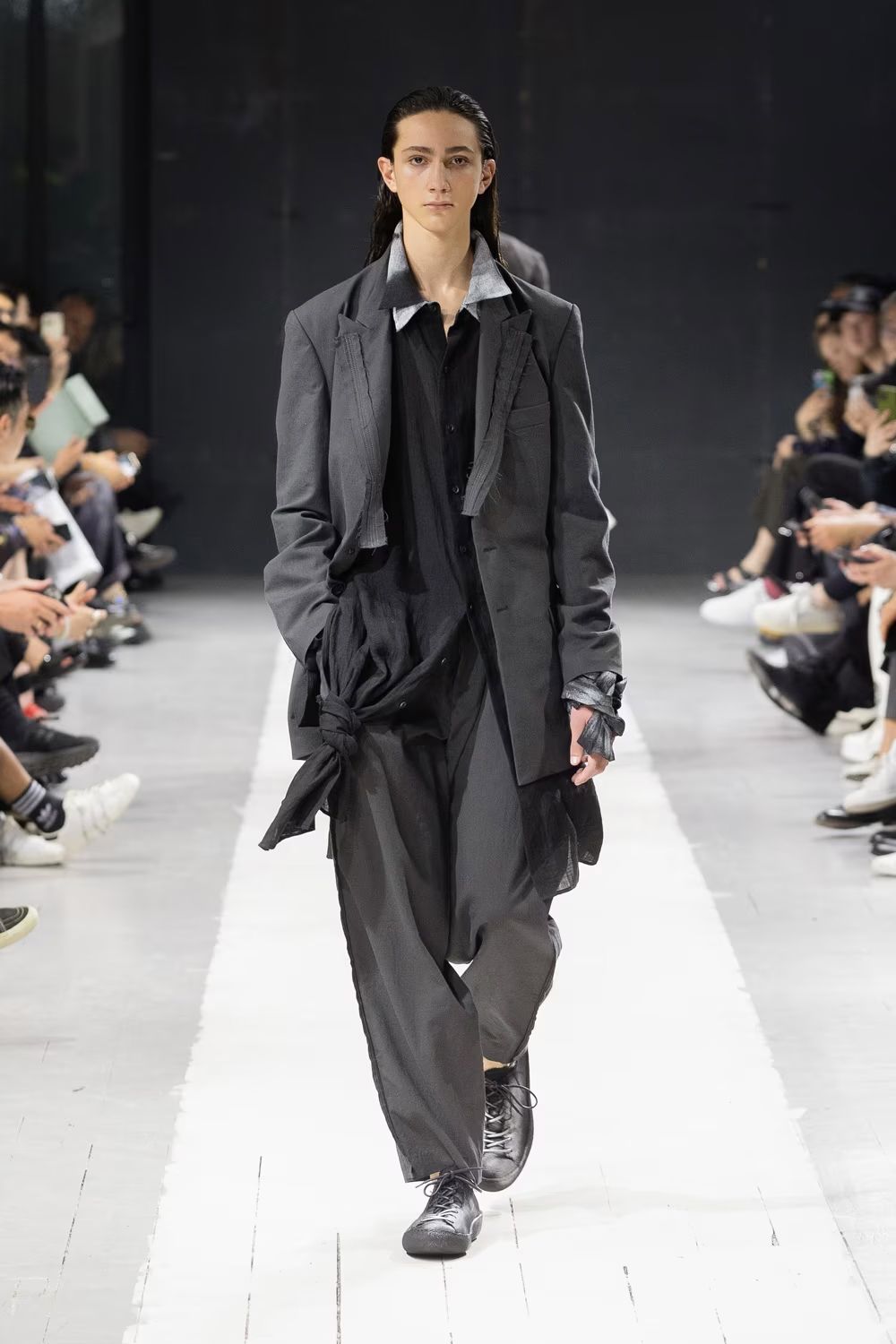 yohji yamamoto - Y's for men 当て布叩き付けJK / MS-J07-028