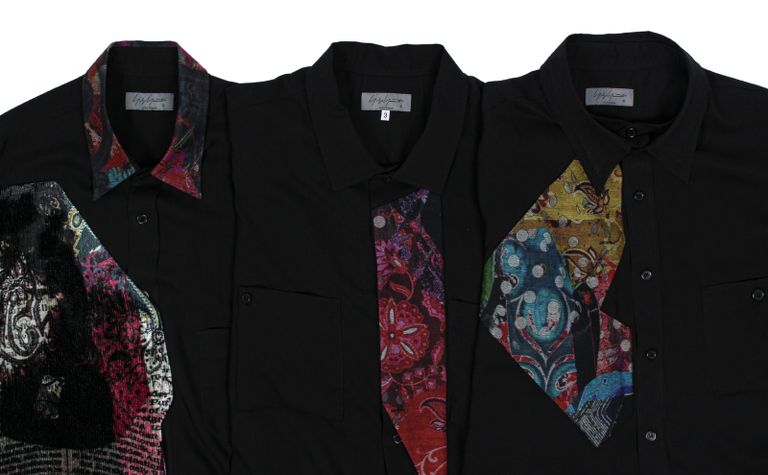 Yohji Yamamoto [色柄だけじゃなくディテールも異なるコレクションブラウス]