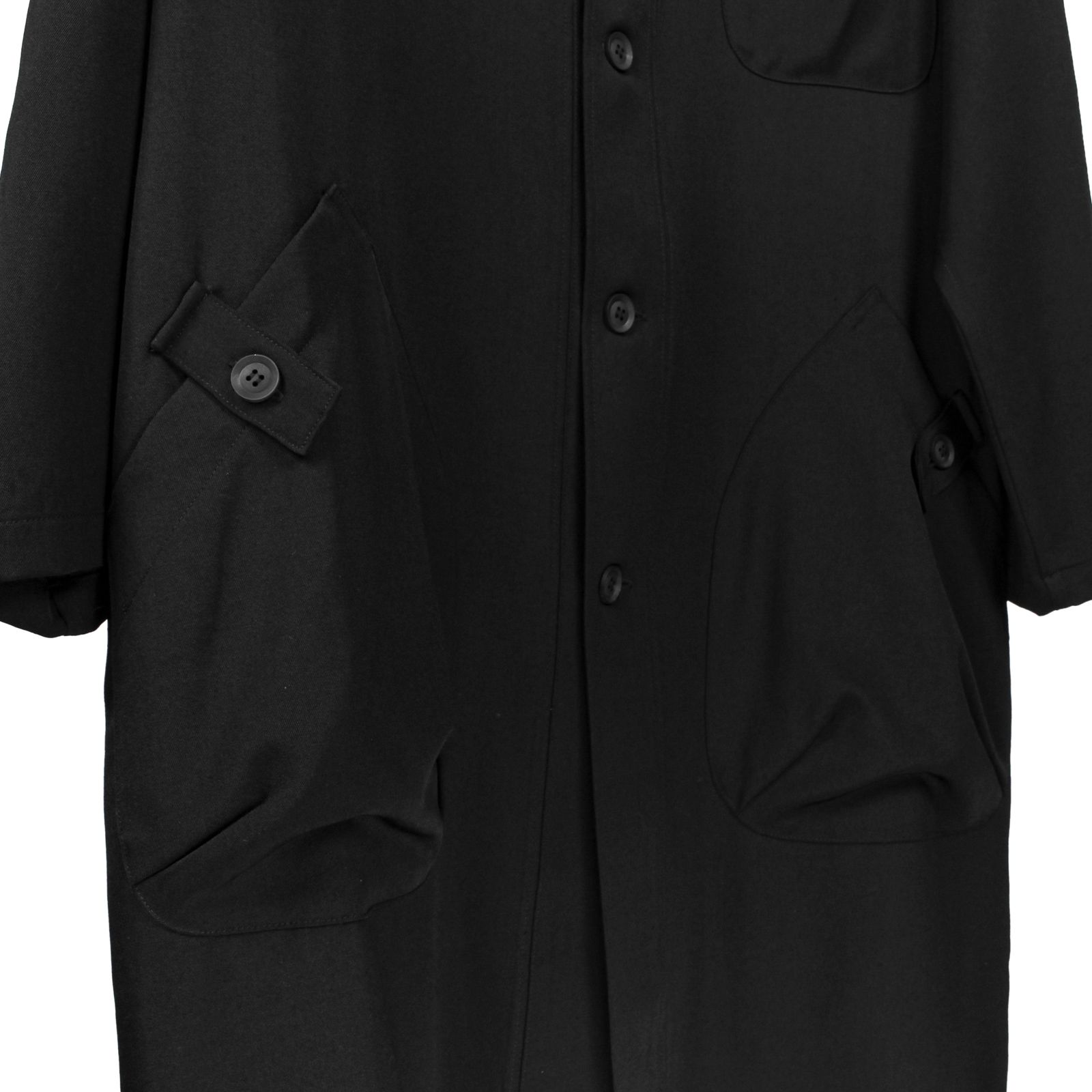 yohji yamamoto POUR HOMME スタンドカラーシャツコート yohji yamamoto POUR HOMME スタンドカラーシャツコート
