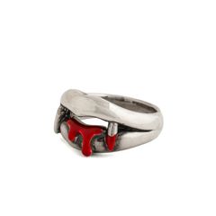 GOTHIC YOHJI YAMAMOTO BLOOD RED RING / リング(ユニセックス)  シルバー Silver950 / HA-A96-920