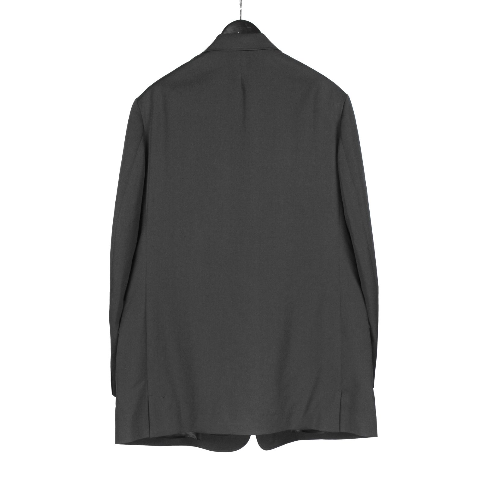 pour homme  | ラペル切替2つ釦J / ジャケット(メンズ) / シワギャバ / ブラック / HW-J36-100