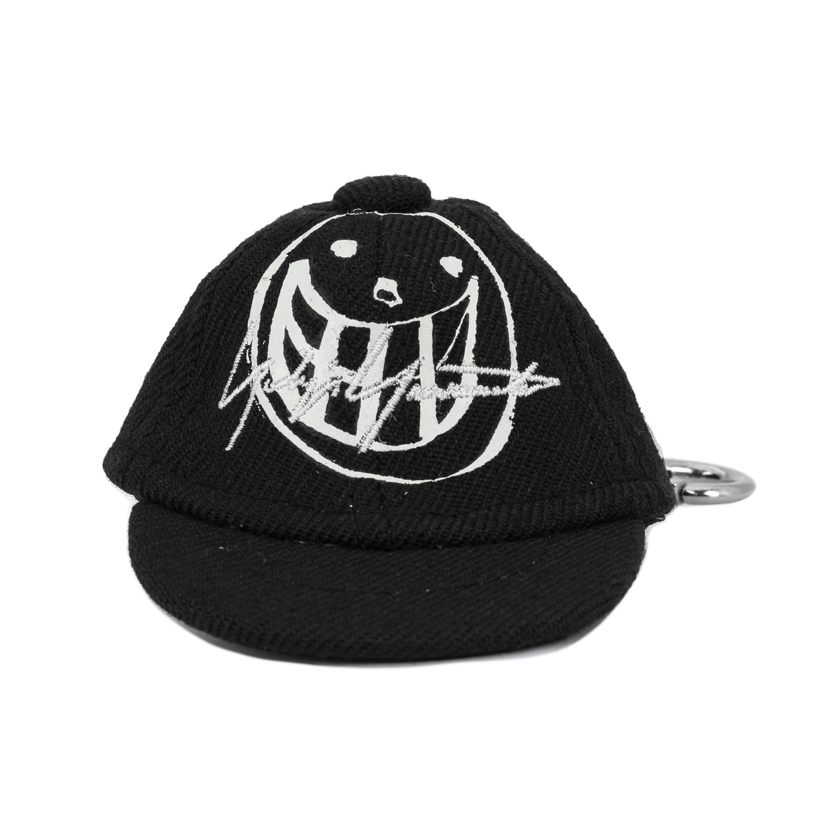 yohji yamamoto - pour homme × NEW ERA WOOL BLACK CAP KEYHOLDER