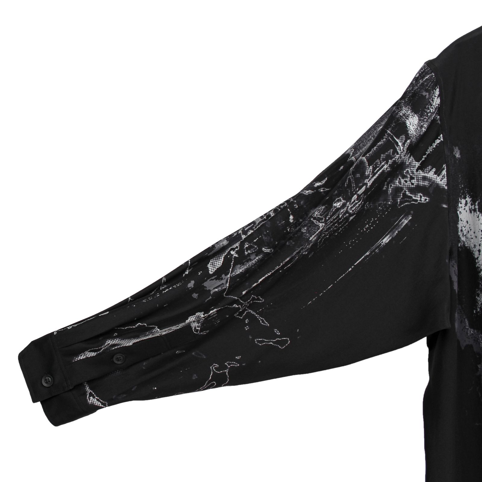 pour homme プリント変形台衿B / HX-B56-829