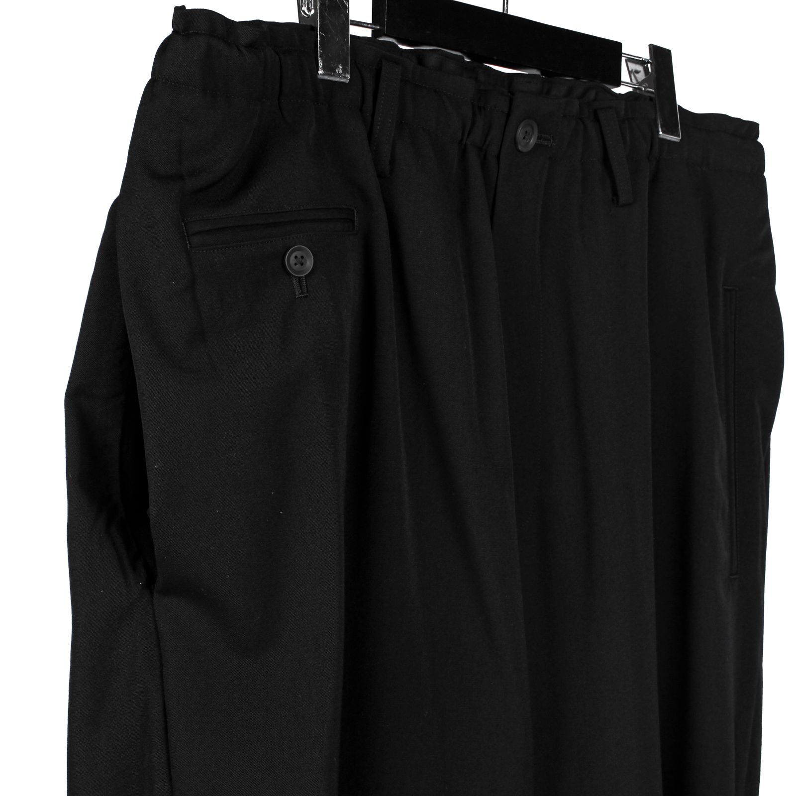 yohji yamamoto - pour homme 裾スナップパンツ / HG-P37-100 | ALUBUS