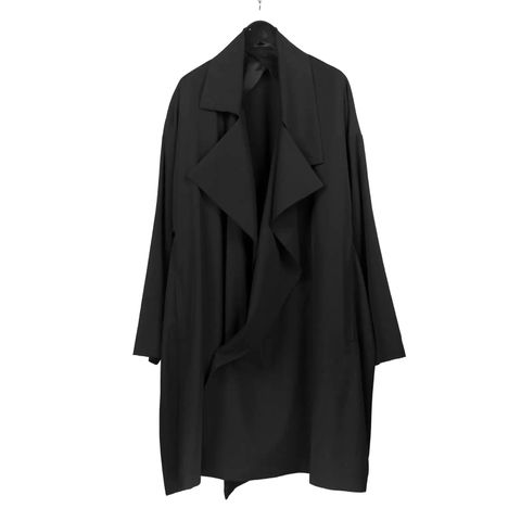 pour homme | テロテロコート / シワギャバコート (メンズ) / ブラック / HM-C02-100