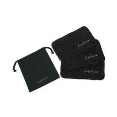 Yohji Yamamoto MAISON | Hand Towel (Set of 3 Pieces) / ハンドタオル / ブラック / HA-L93-062