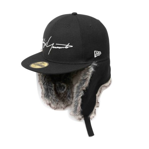 pour homme × NEW ERA 5950 DE YY LOGO / キャップ / ブラック / 59FIFTY Dog Ear / HE-H85-977
