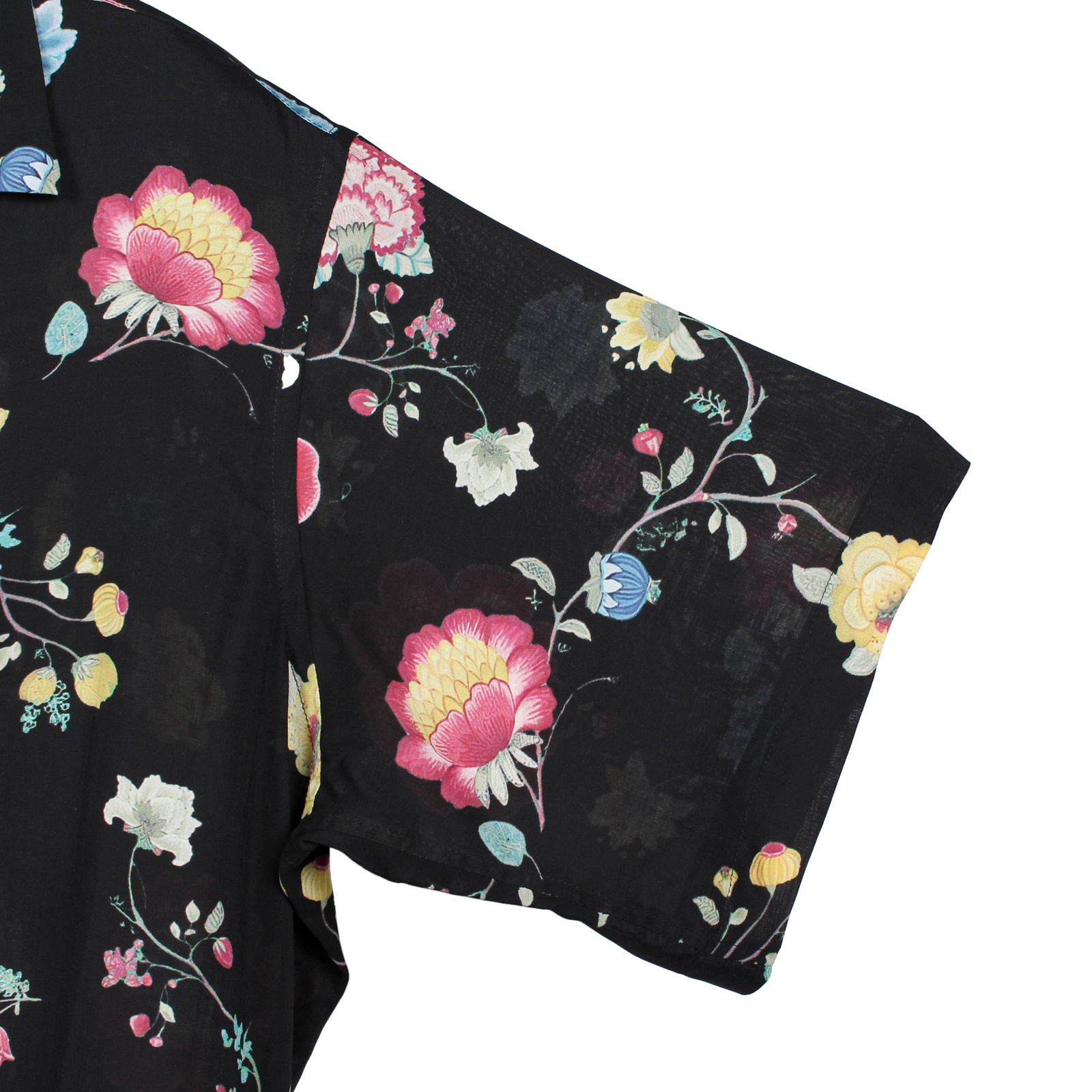 Ground Y | RAYON PRINT CHINESE FLOWER ALOHA SHIRT / 半袖 シャツ (ユニセックス) / GP-B25-206