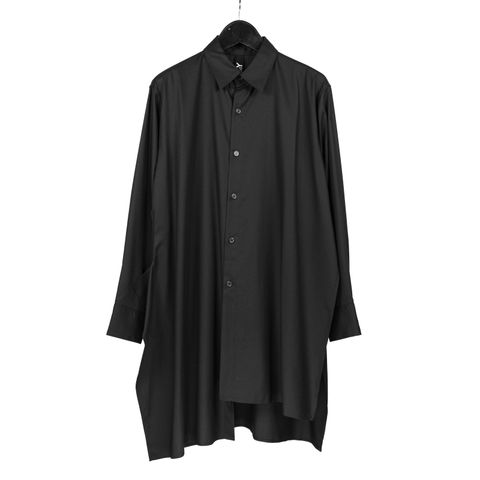 Ground Y |  SIDE SLIT SHIRT / シャツ・ブラウス (ユニセックス) / ブラック / GM-B02-209
