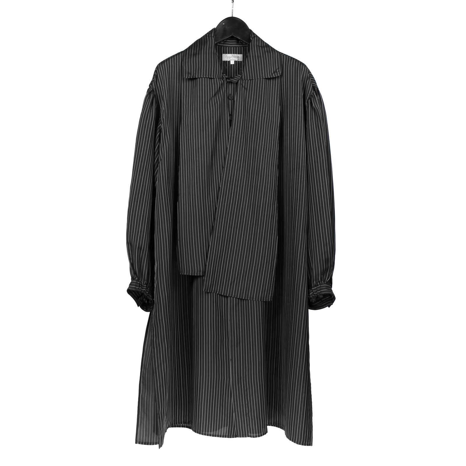 pour homme | メッセージストールB (メンズ) / 長袖シャツ / ブラック / HK-B53-230