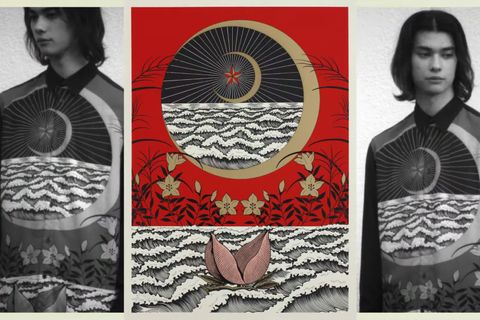Ground Y × Keiichi Tanaami [前後の身頃に作品をフルグラフィックプリントした作品]