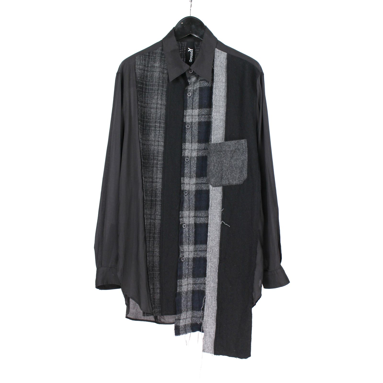 Ground Y | COMBINATION SHIRT / 長袖 シャツ (ユニセックス) / GW-B10-808