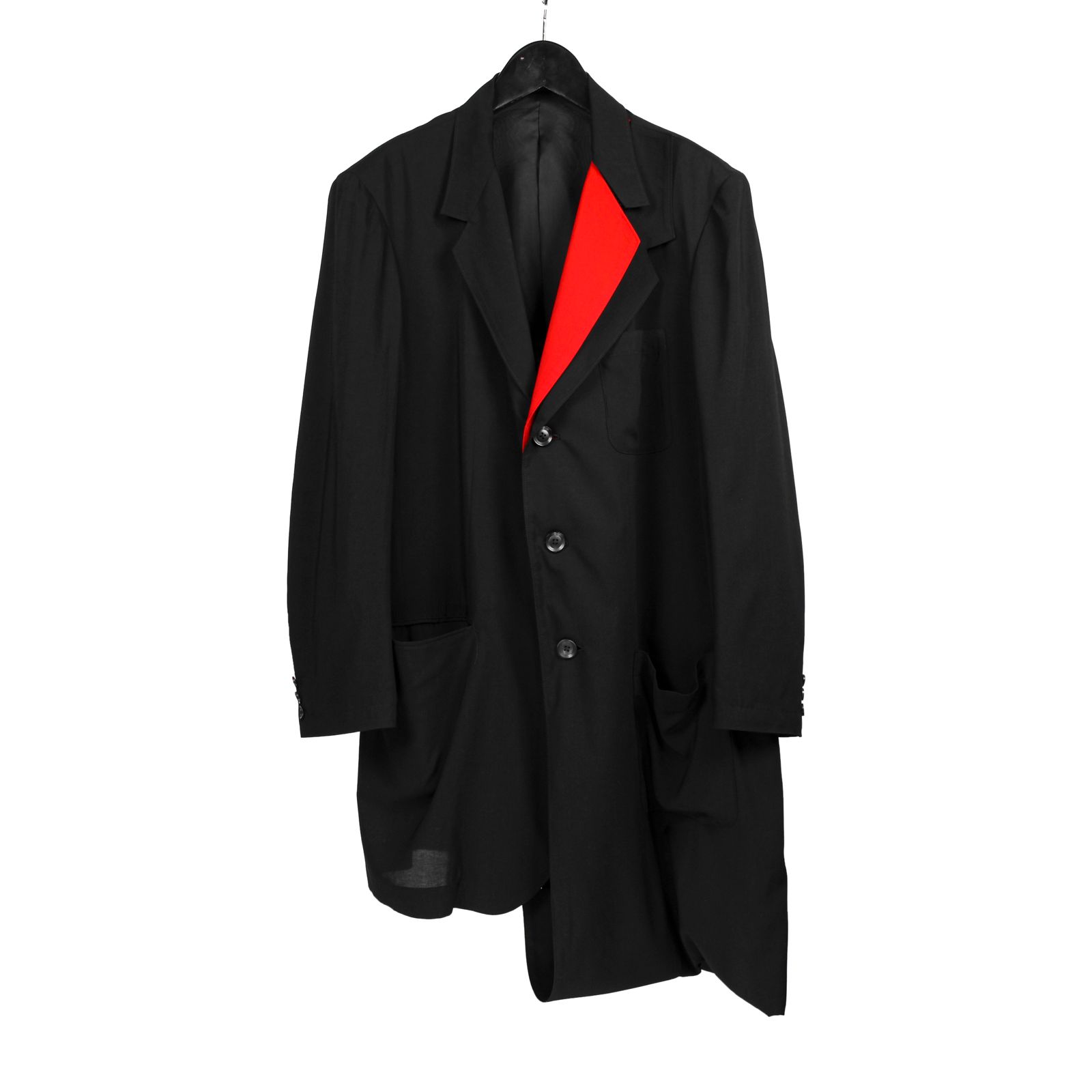 yohji yamamoto 20ss レーヨン前二重フラシジャケット