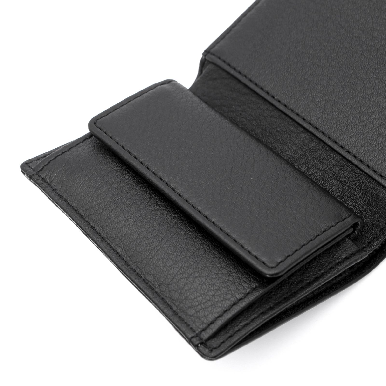 discord | yohji yamamoto / Compact （三つ折りウォレットS） / 財布 / ブラック / 牛革 / DA-A96-790