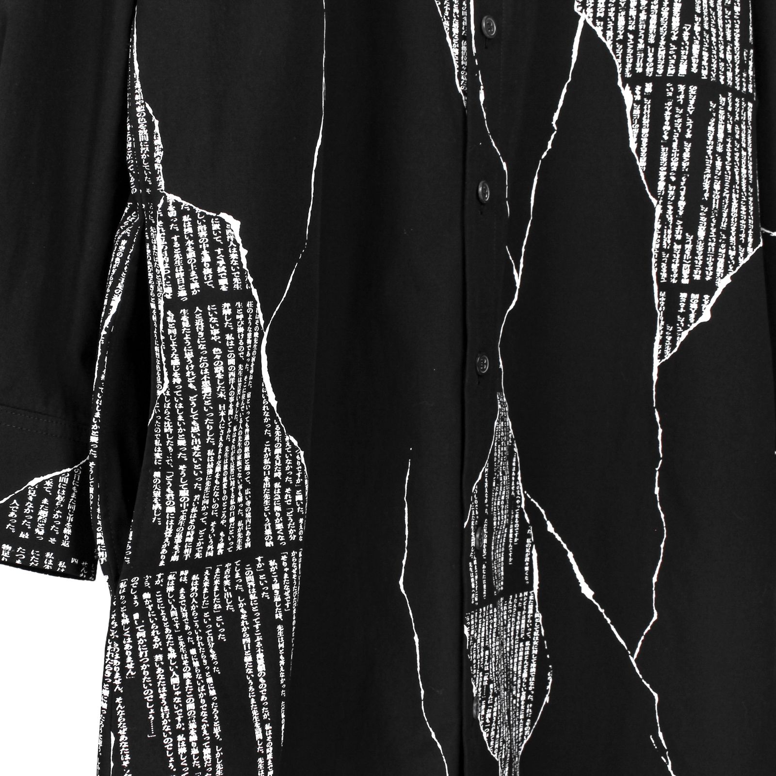 <Soseki Natsume>Cotton twill Long shirt dress / GG-B01-026